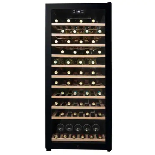 Danby - Single Zone 94-bottle Free-Standing Wine Cooler in Black